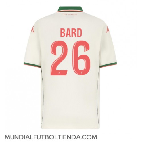 Camiseta OGC Nice Melvin Bard  #26 Segunda Equipación Replica 2025-26 mangas cortas Camiseta OGC Nice Melvin Bard  #26 Segunda Equipación Replica 2025-26 mangas cortas